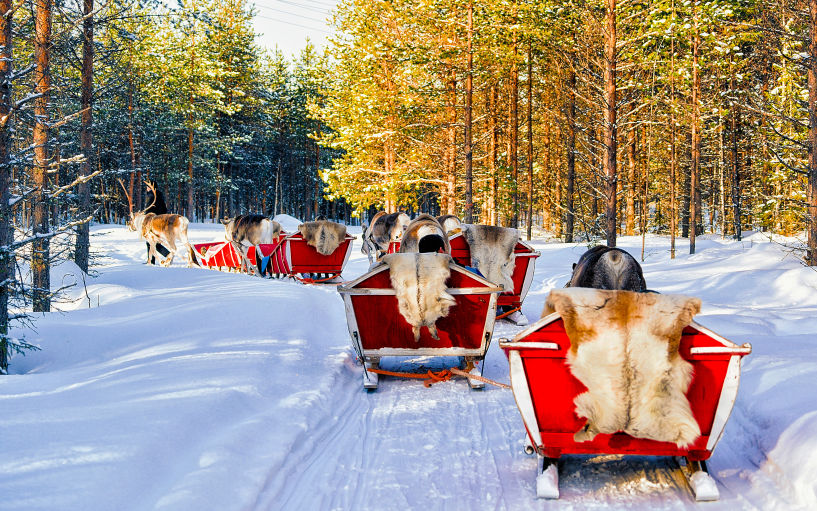 Le traineau du père noel