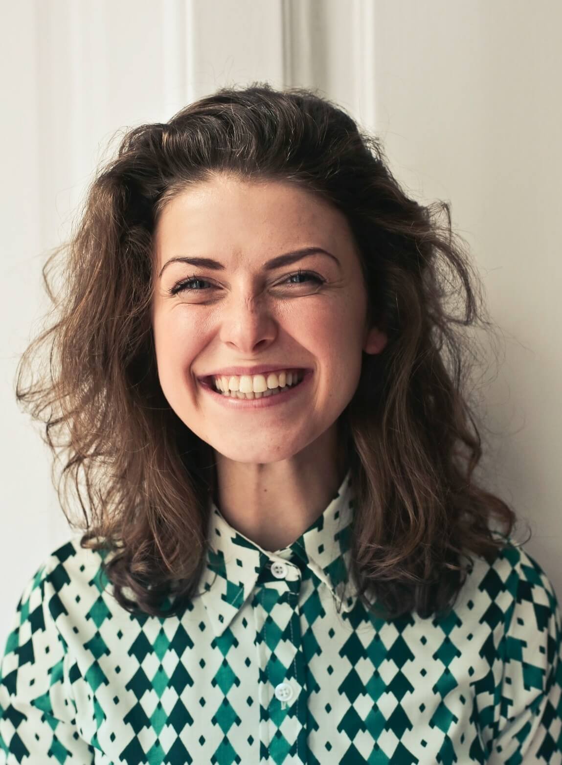 Femme souriante