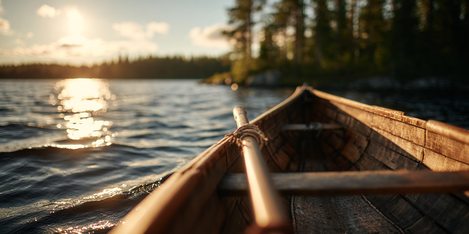 Ambiance paisible sur le lac