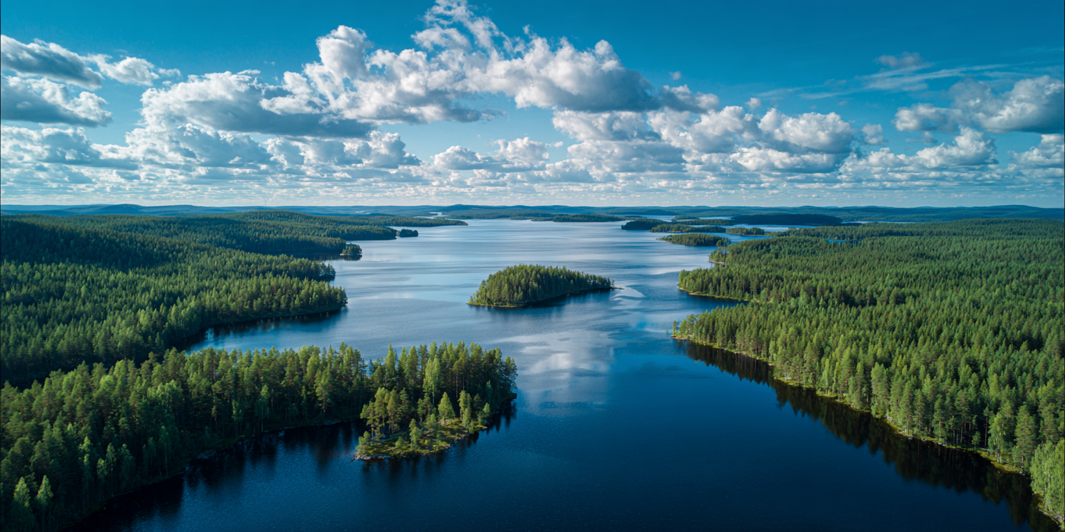 Un lac immense et préservé