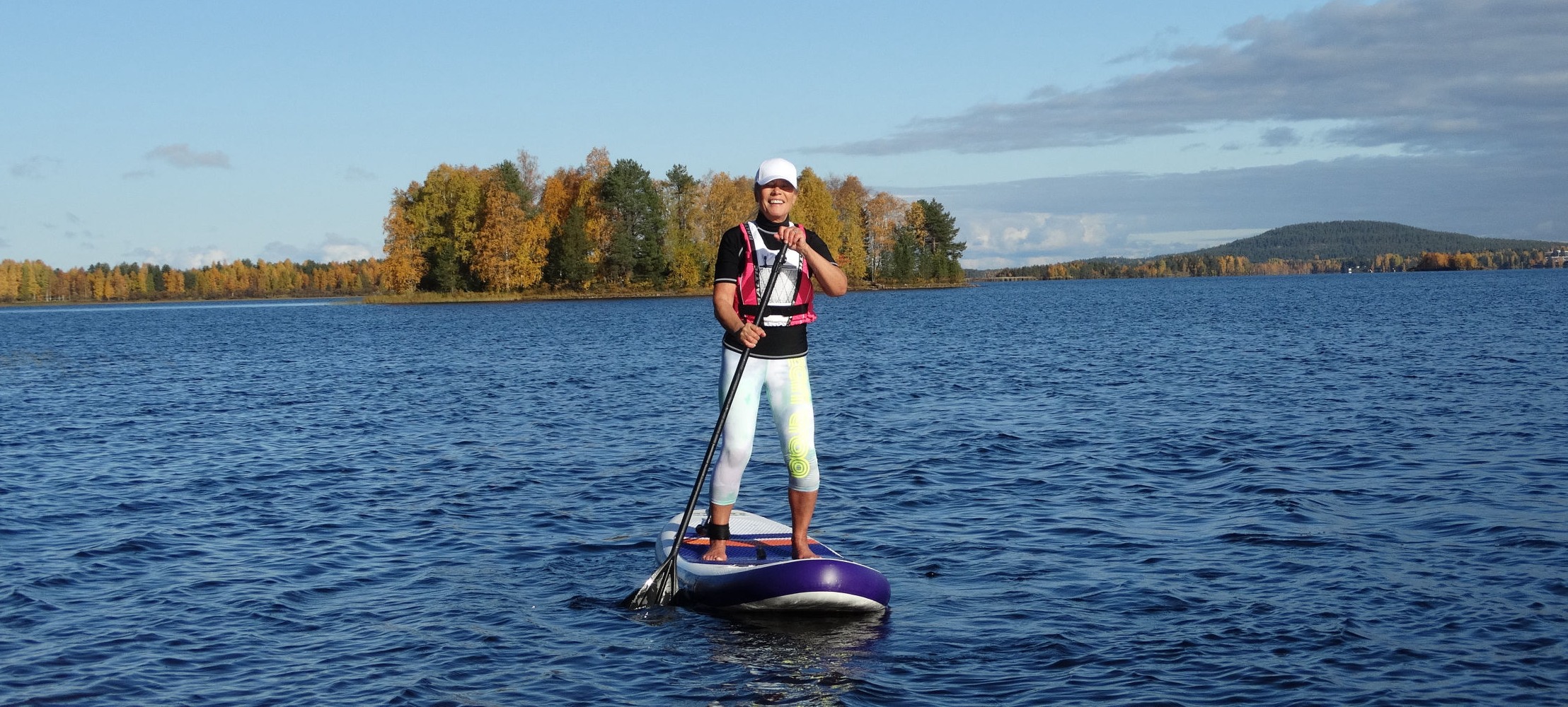 Apprentissage du paddle