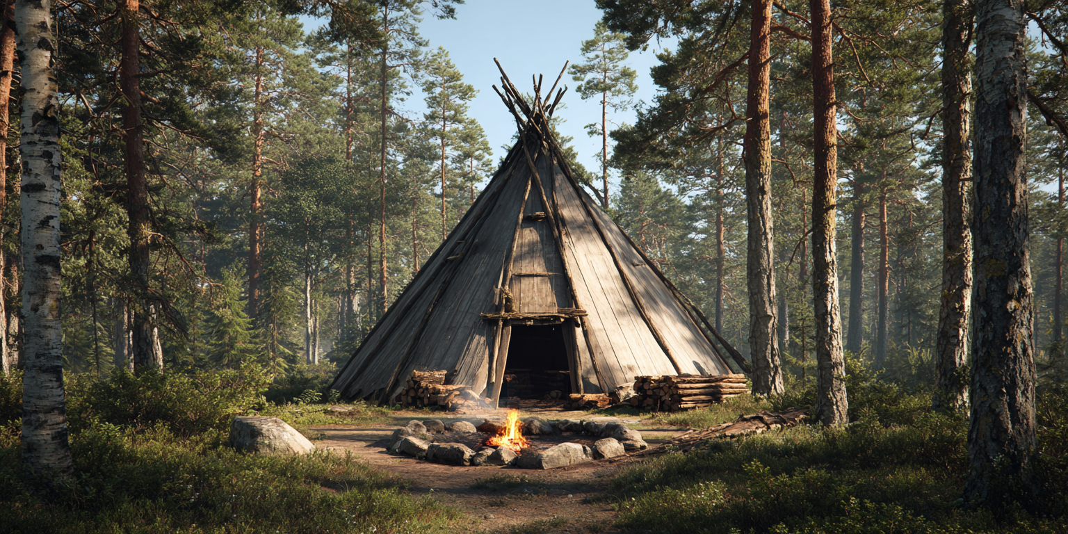Kota en bois traditionnel