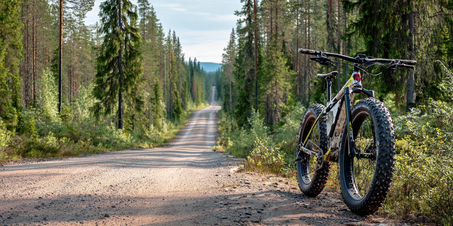 Fat bike sur gravel