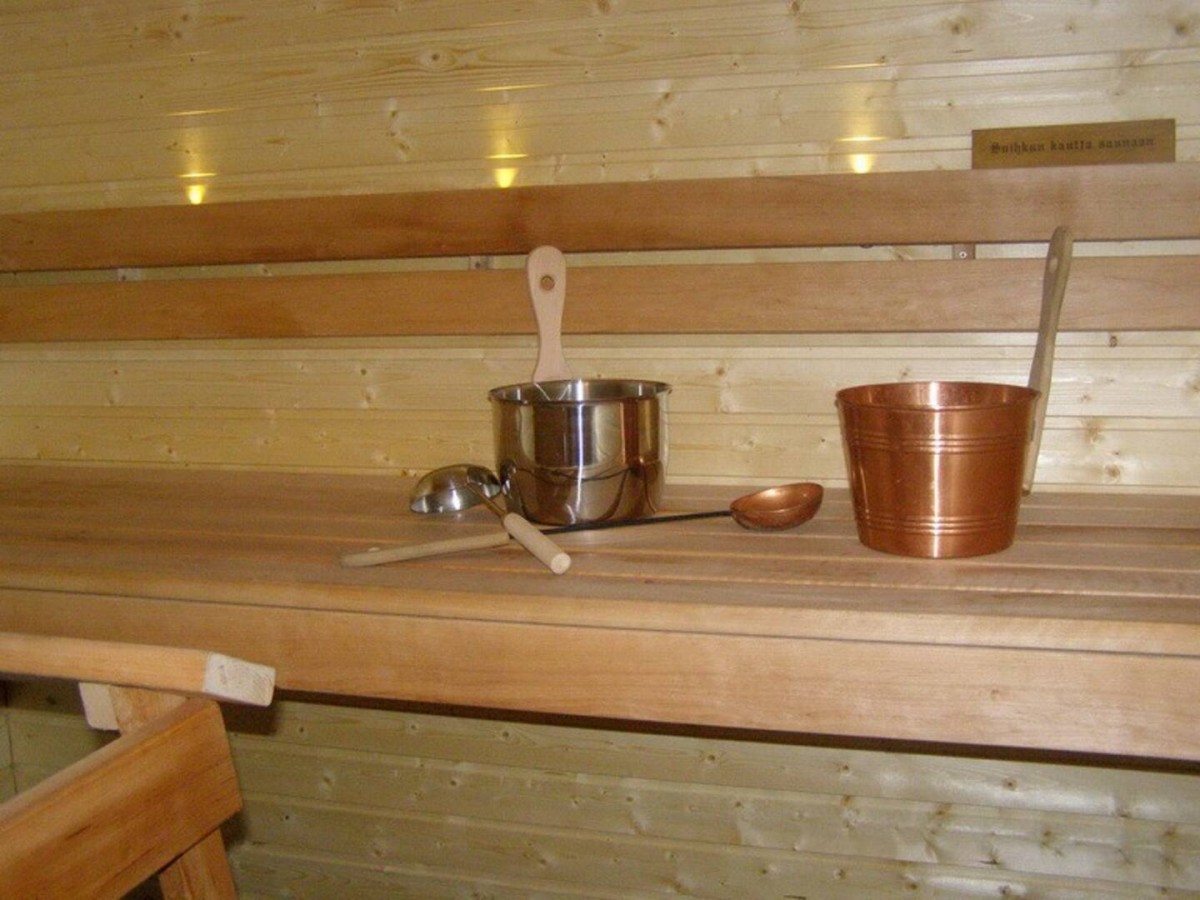 Sauna finlandais traditionnel