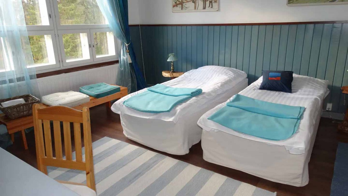 Vue principale de la chambre Bleue